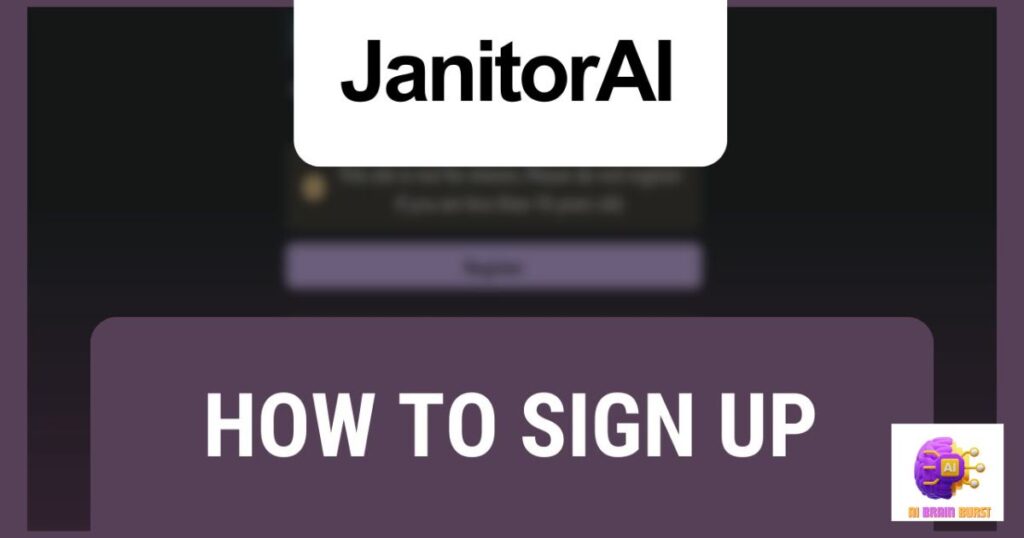 How Do Sign Up On Janitor AI?