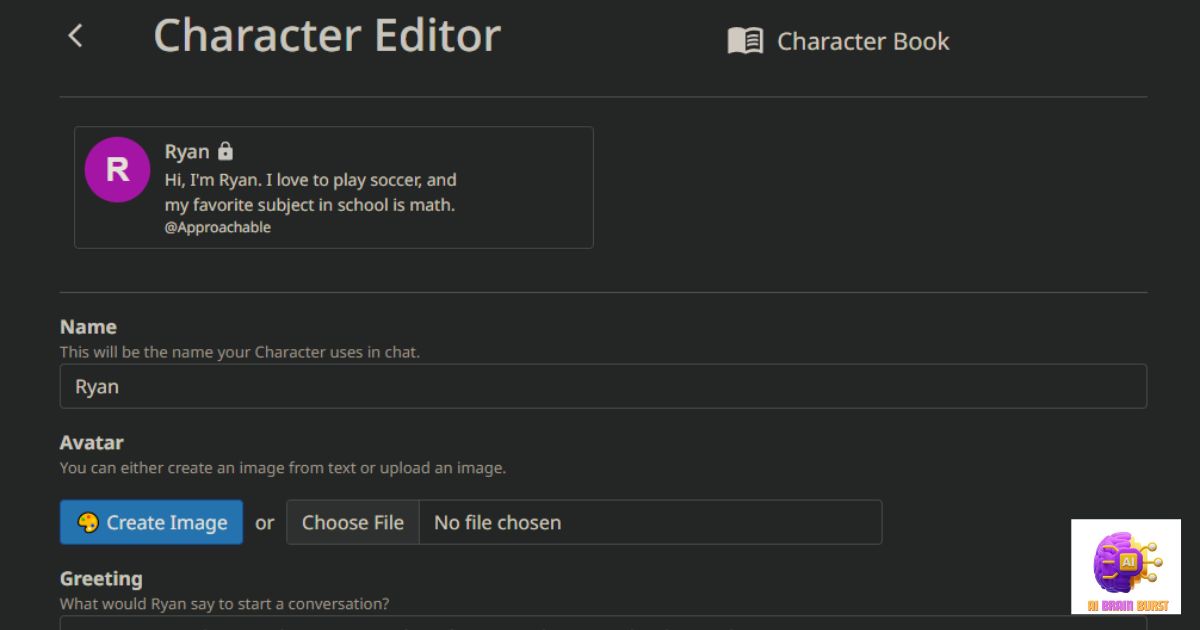 Character AI Template with Step-by-Step Guide & Example