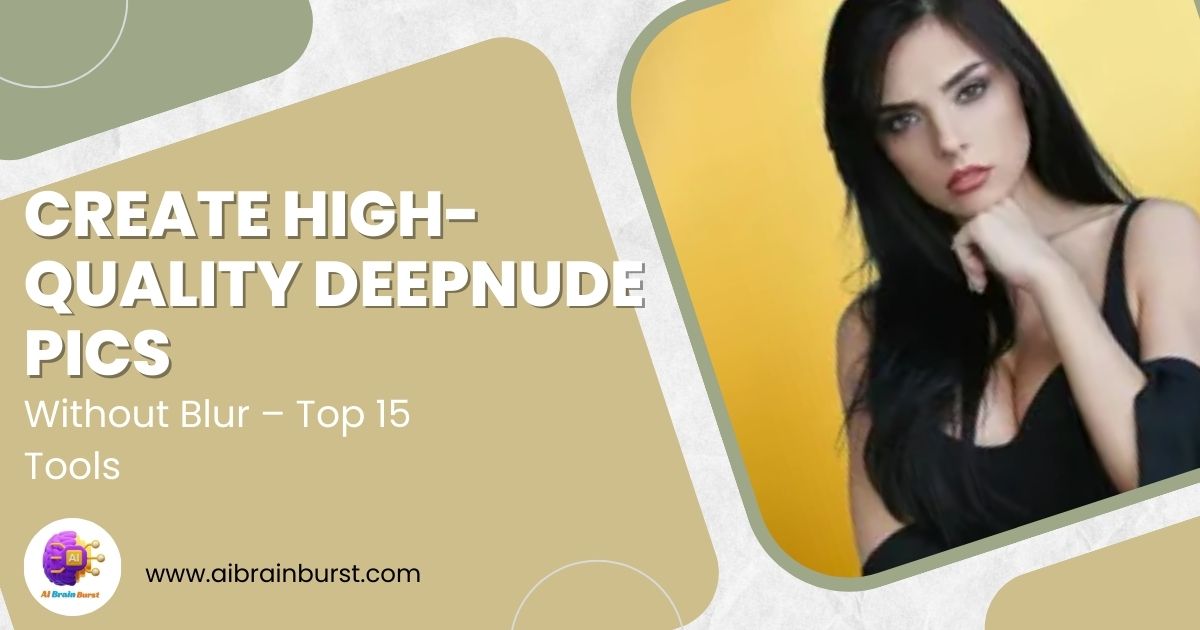 Create High-Quality DeepNude Pics Without Blur Top 15 Tools